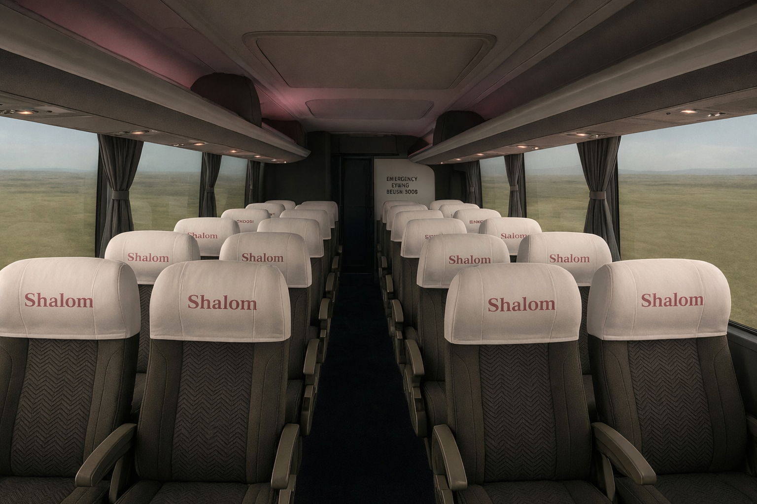 Premium Shalom coach interior
